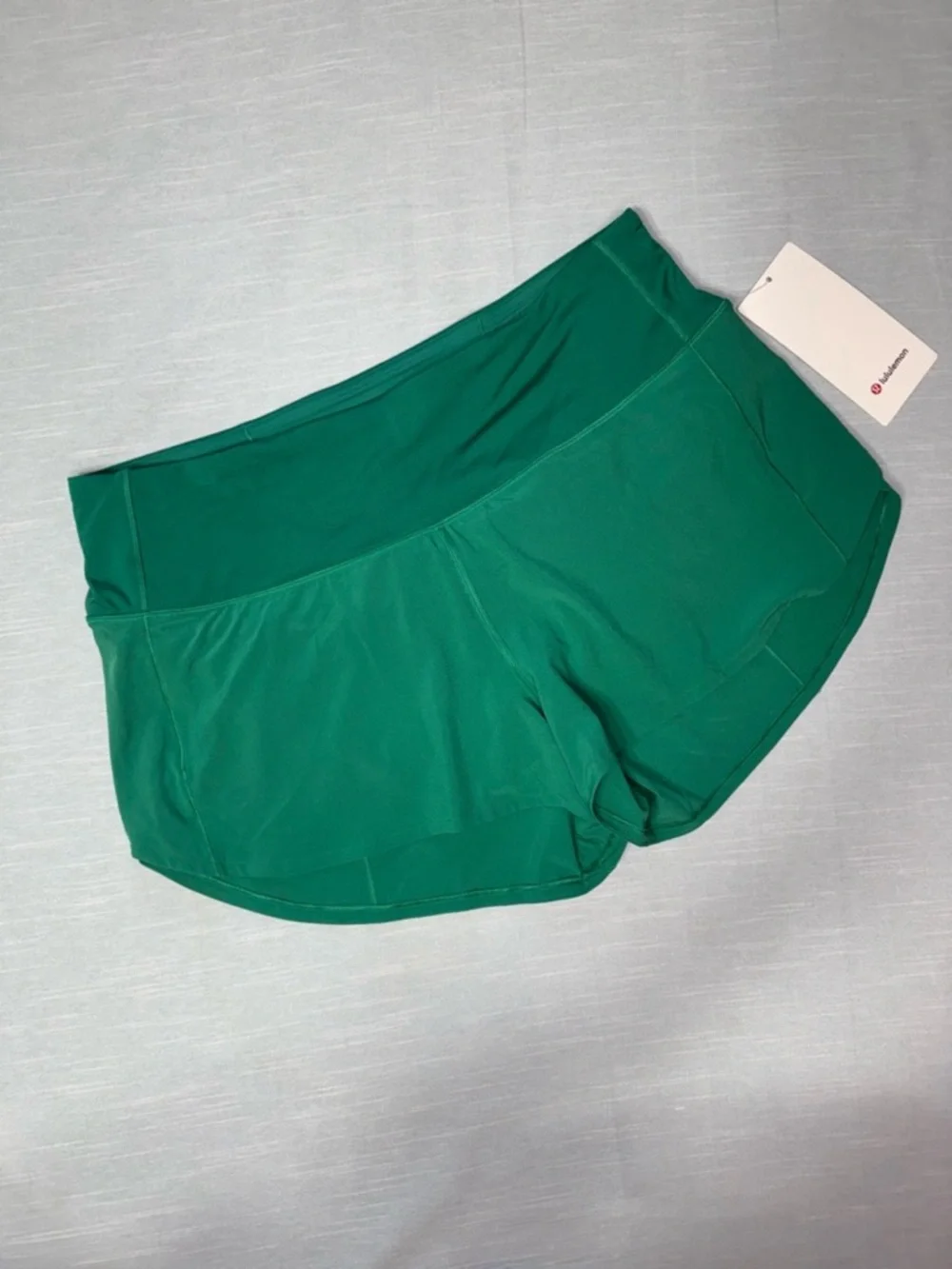 Lululemon Speed Up High Rise Short Cascadia Green Size 12 NWT - Picture 4 of 7